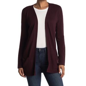 Cyrus Ribbed Sleeve Cozy Pocket Cardigan